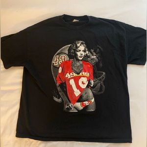 Marilyn monroe vintage 49ers tee